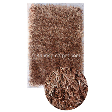 Tapis Shaggy polyester Viscose & soie